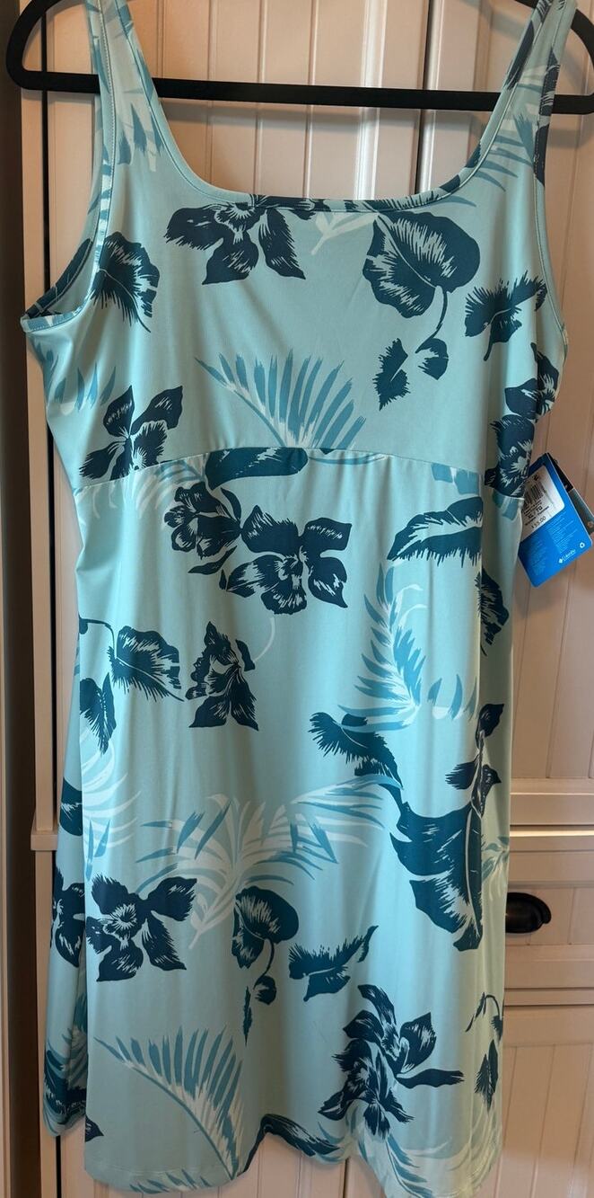 Columbia Freezer III Dress Seafoam Floral XL NWT
